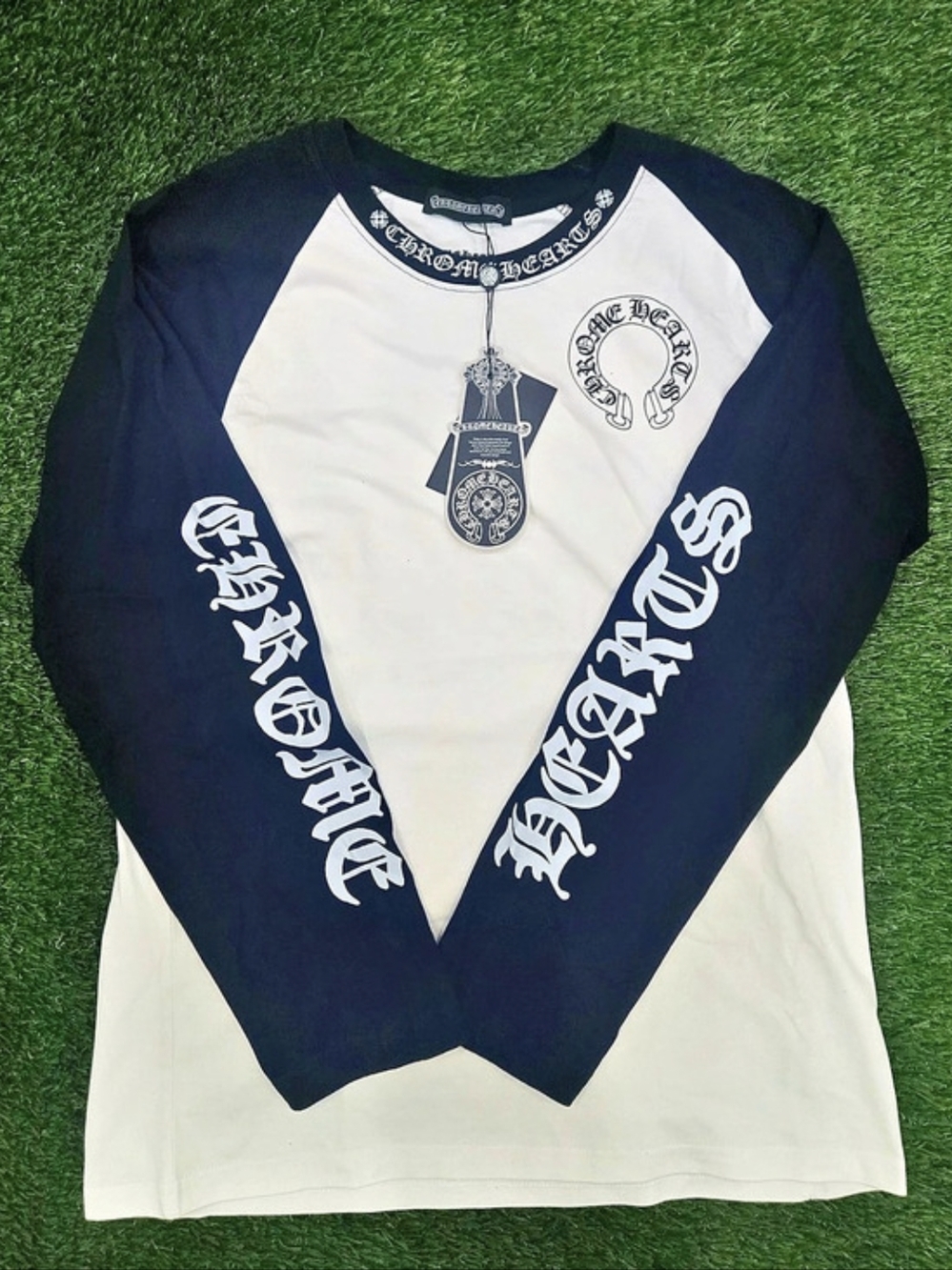 Chrome Hearts Long Sleeve Raglan Logo Tee